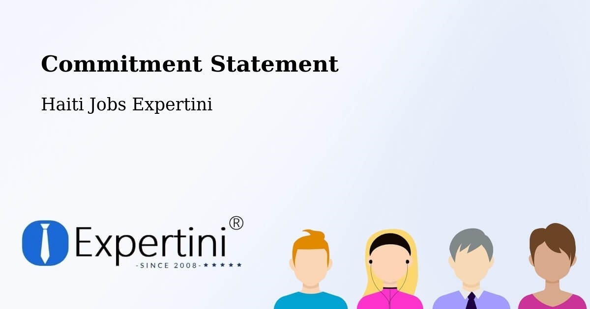 Corporate Commitment – Cornillon - Haiti Jobs Expertini