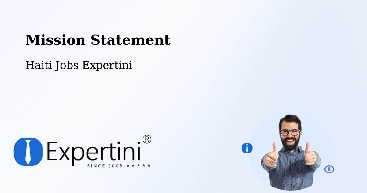 Corporate Mission – Cornillon - Haiti Jobs Expertini